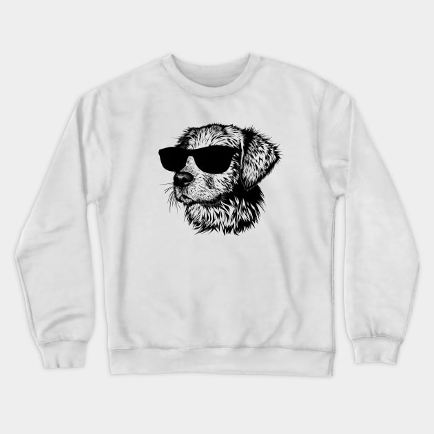 Cool Dog Crewneck Sweatshirt by SandraKC